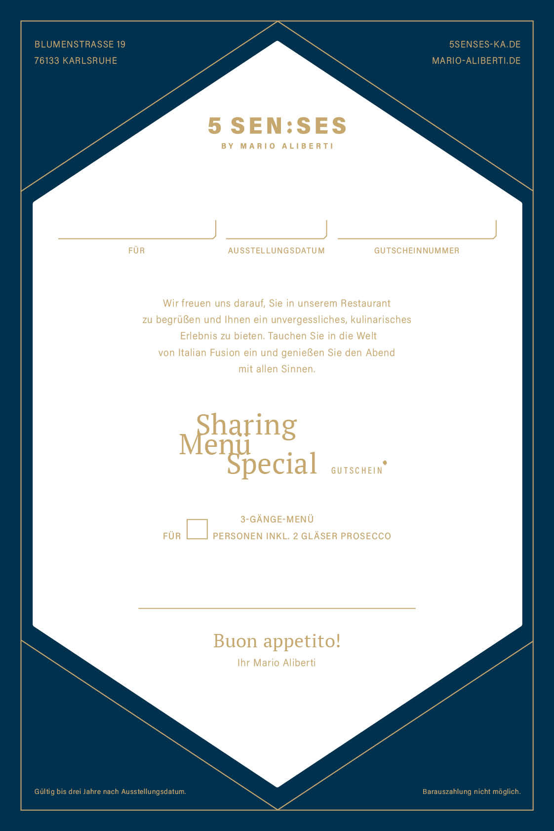 Sharing Menü Special