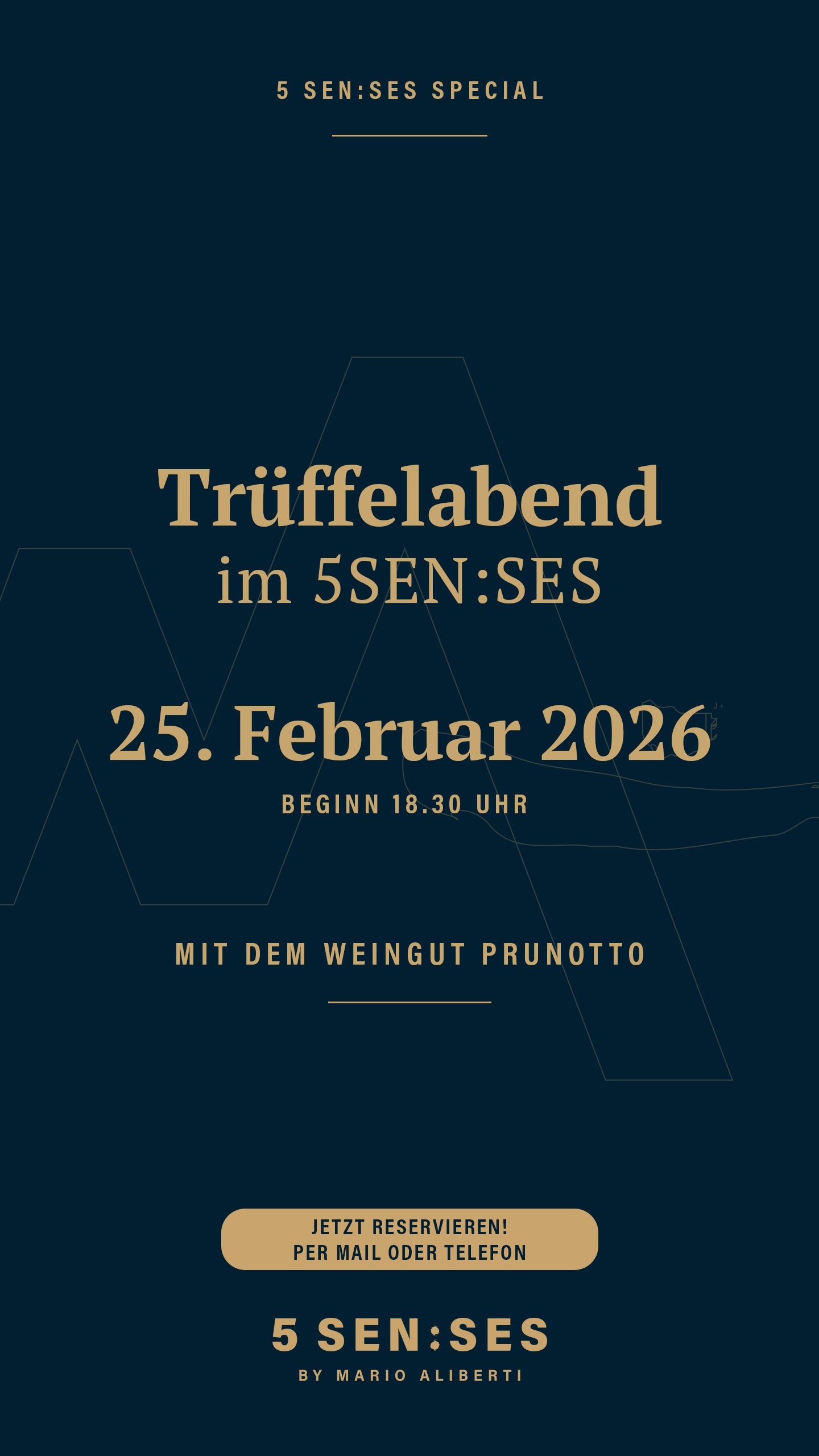 Trüffelabend im 5SEN:SES